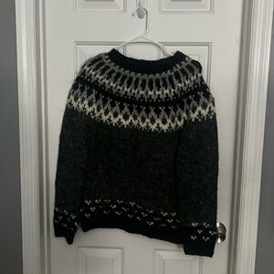 Icelandic Wool Sweater, Size S